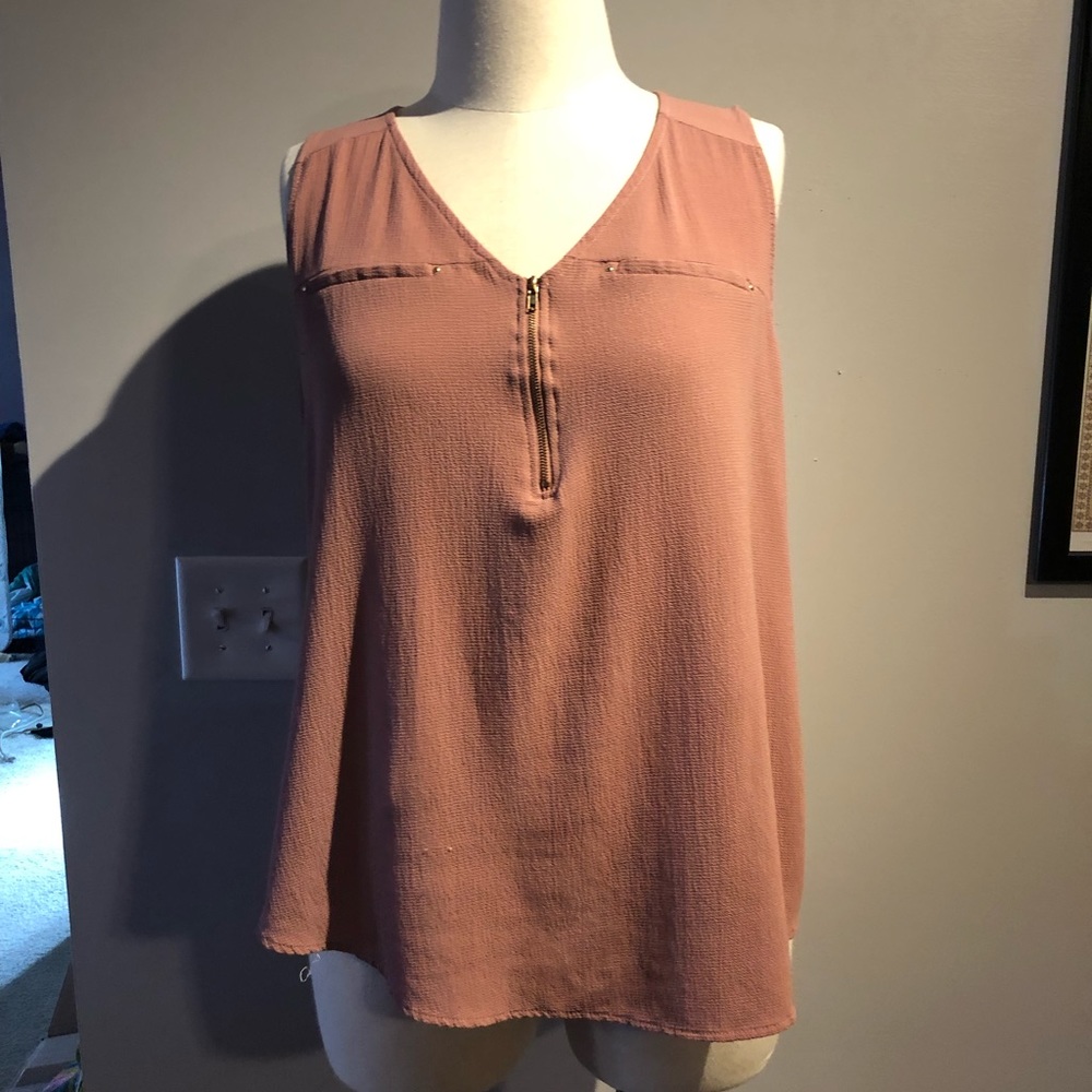 Tempted rose color top